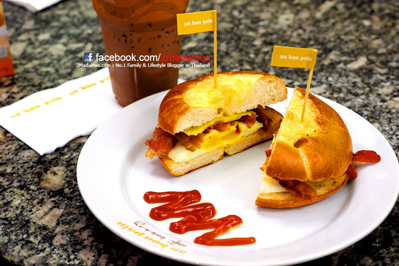 Au Bon Pain, โอ ปอง แปง, รีวิว, Review, pantip, เบเกอรี่ คาเฟ่, Bakery Café, เบเกิ้ล, Bagel, Zero Trans Fat, ซีโร่แกรมส์ ทรานส์แฟ็ต, ขนมปังเพื่อสุขภาพ