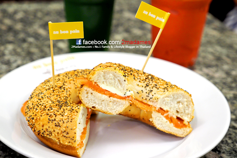 Au Bon Pain, โอ ปอง แปง, รีวิว, Review, pantip, เบเกอรี่ คาเฟ่, Bakery Café, เบเกิ้ล, Bagel, Zero Trans Fat, ซีโร่แกรมส์ ทรานส์แฟ็ต, ขนมปังเพื่อสุขภาพ